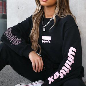White Fox Matching Set - Sweater & Joggers